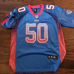 AUTHENTIC Buffalo Bills Kiko Alonso Nike On Field Jersey #50 SIZE 48
